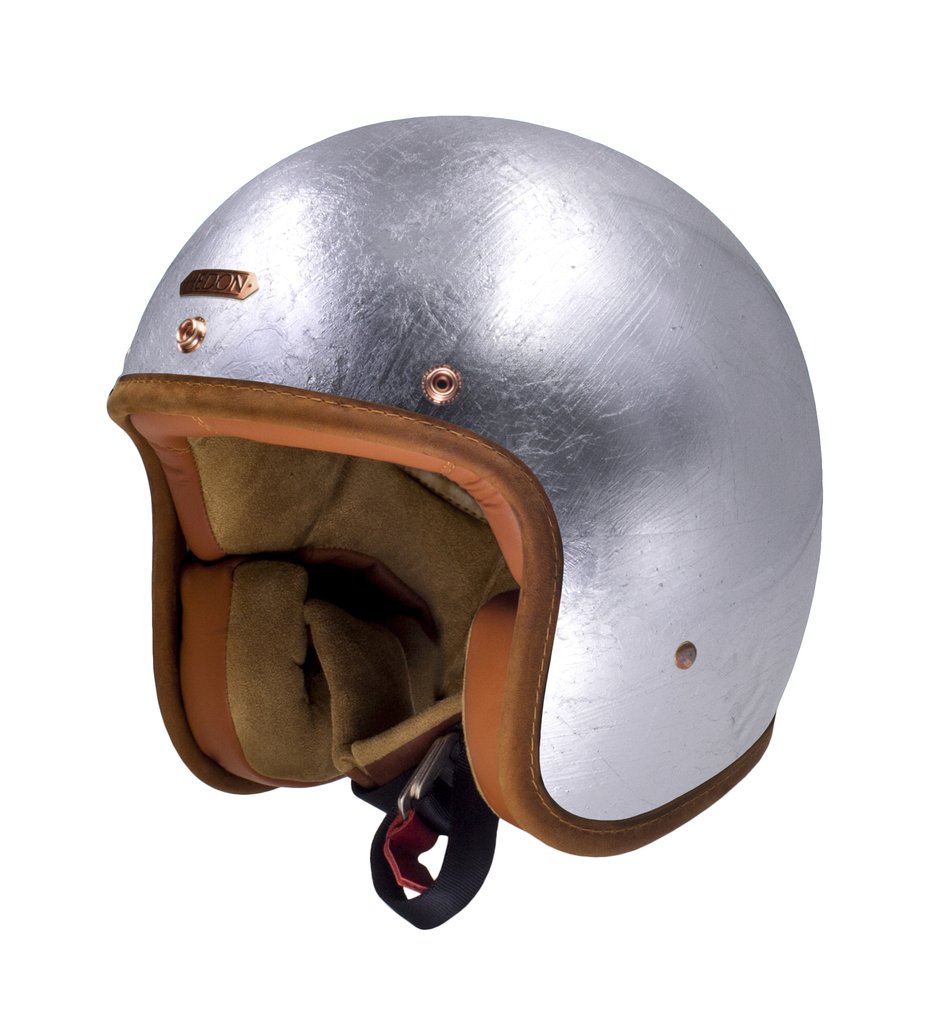 Hedon Hedonist Silver Lining Open Face Helmet Hedon Hedonist Silver Lining Open Face Helmet